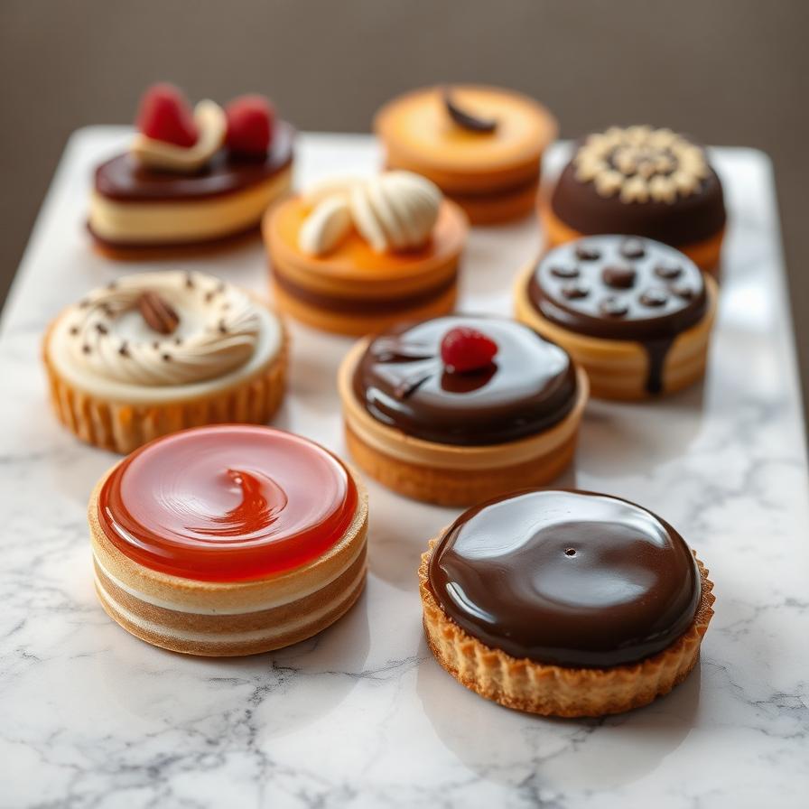 Pastry selection